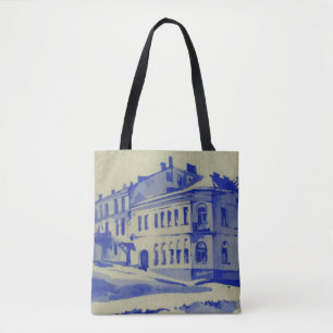 Small streets in the old town tote bag