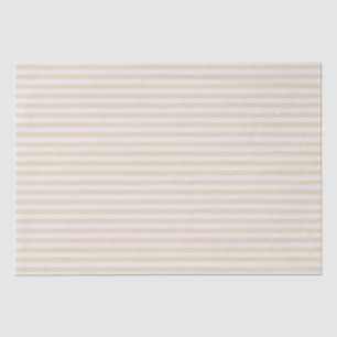 Small Stripes Beige Ivory Tissue Paper