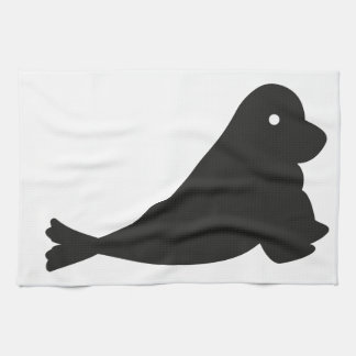 Small sweet seal tea towel