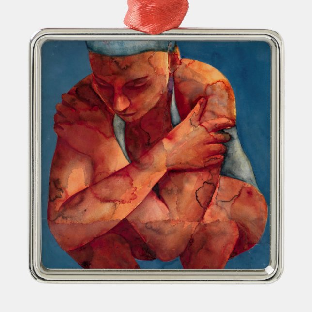 Small Swimmer 3 2011 Metal Ornament (Front)