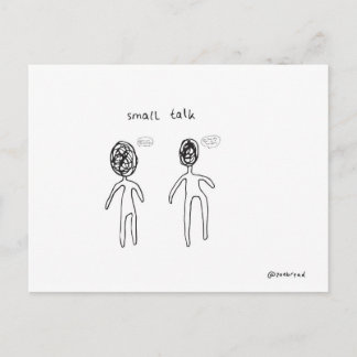 small talk postcard