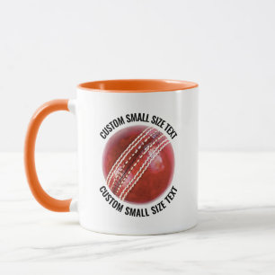 Small Text ORANGE Combo 11oz Custom Cricket Mug