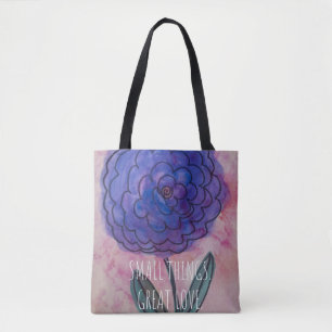 Small Things Great Love Tote Bag - Full Image