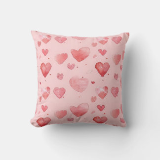 Small Throw Pillow a snow crystal pattern