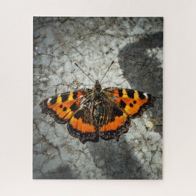 Small Tortoiseshel Butterfly  Jigsaw Puzzle (Vertical)