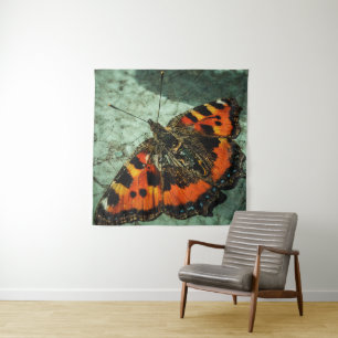 Small Tortoiseshell Butterfly  Tapestry