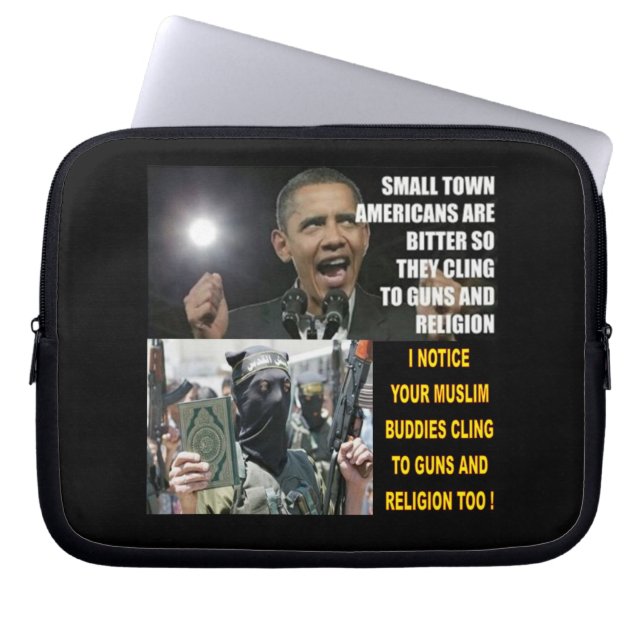 SMALL TOWM AMERICA LAPTOP SLEEVE (Front)