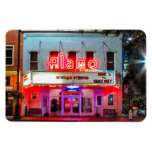 SMALL TOWN ALAMO Flexible Photo Magnet