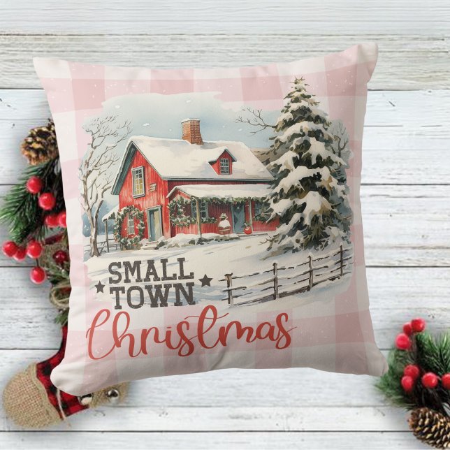 Small Town Country  Christmas  Cushion (Creator Uploaded)