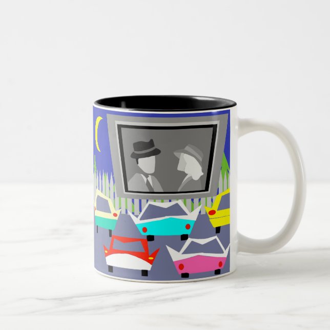 Small Town Drive-In Movie Coffee Mug (Right)