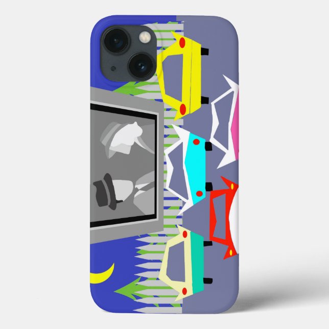 Small Town Drive-In Movie iPad Air Case (Back)