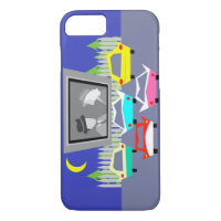 Small Town Drive-In Movie iPhone 7 Case