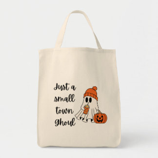 Small town ghoul tote bag