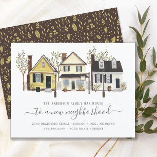 Small Town Neighbourhood   Moving Announcement