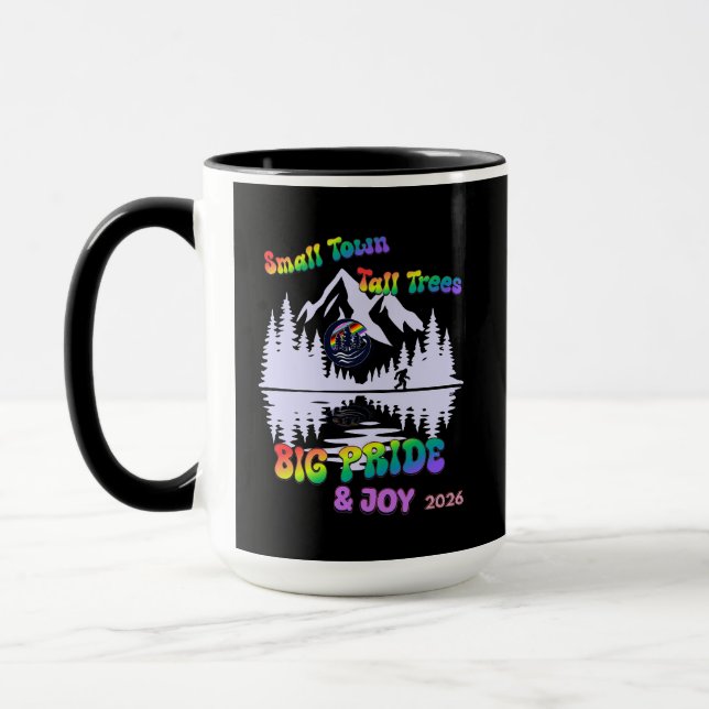 Small Town Tall Trees Big Pride & Joy Coffee Mug (Left)