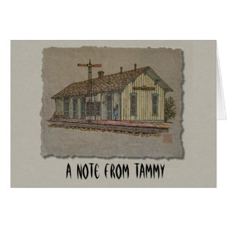 Small Town Train Station