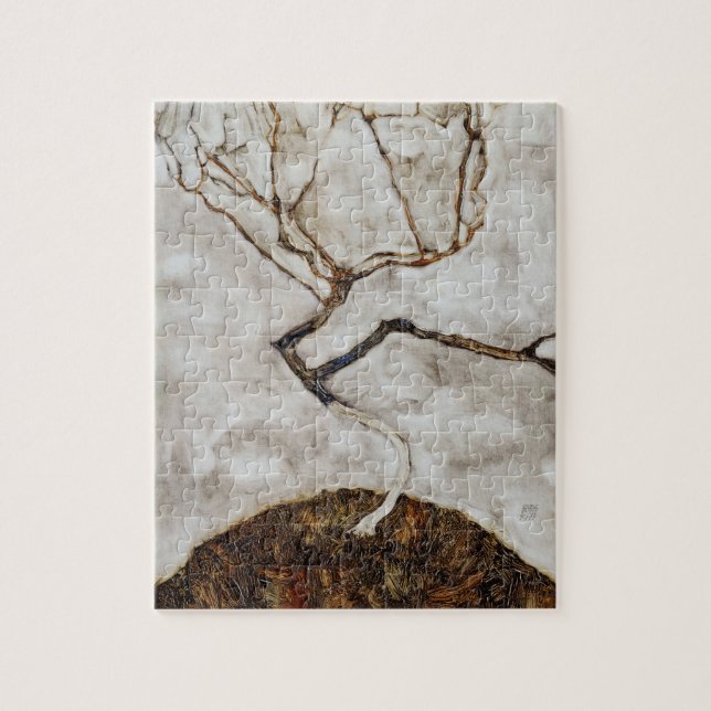 Small Tree In Late Autumn by Egon Schiele Jigsaw Puzzle (Vertical)