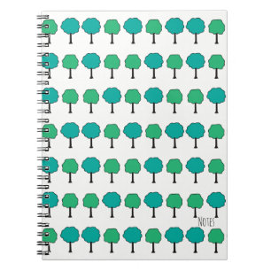 Small Trees Spiral Notebook