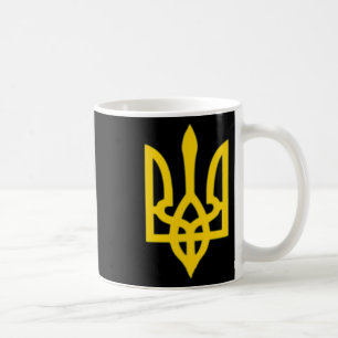 Small Ukrainian Coat Of Arms Flag Symbol Sign Logo Coffee Mug