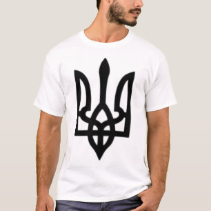 Small Ukrainian Coat Of Arms Flag Symbol Sign Logo T-Shirt