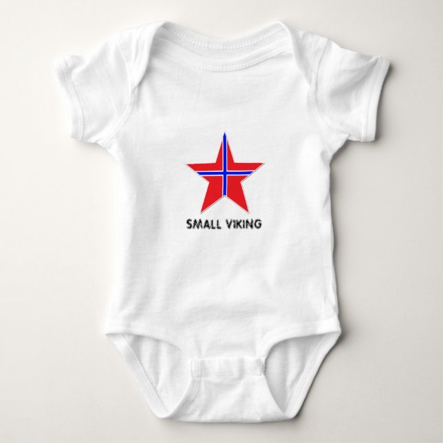 Small Viking Baby Body Baby Bodysuit (Front)