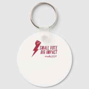 Small Vote Big Impact - American Elections 2024 - Key Ring
