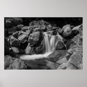 small waterfall poster