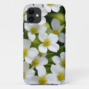 Small white flower design iPhone 11 case