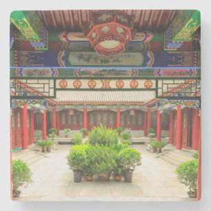 Small Wild Goose Temple, China Stone Coaster