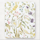 Small Wildflower Botanical Florals Mouse Pad<br><div class="desc">Small Wildflower Botanical Florals</div>
