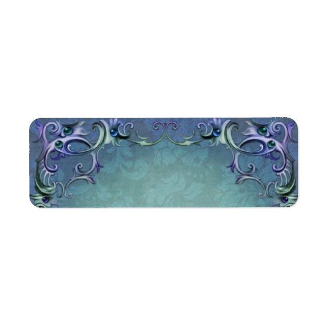 Small Winter Apothecary Label Return Address Label (Front)