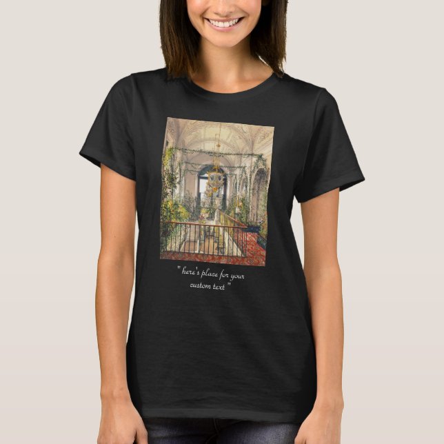 Small Winter Garden Empress Alexandra Fyodorovna T-Shirt (Front)