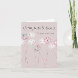 Small with envelope - Congratulations new home Card