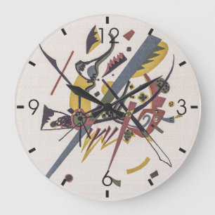Small Worlds I - Kandinsky Large Clock