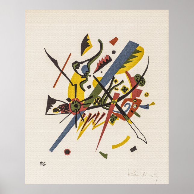 Small Worlds I -  Wassily Kandinsky Modern Art  Poster (Front)