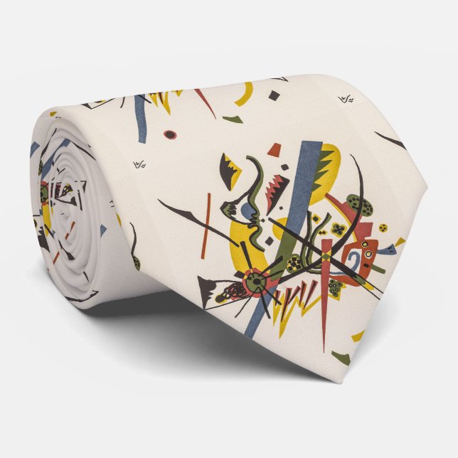 Small Worlds I - Wassily Kandinsky Tie (Rolled)