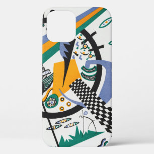 Small Worlds IV, Abstract, Wassily Kandinsky iPhone 12 Case
