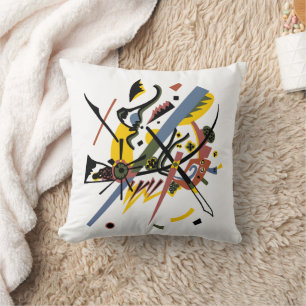 Small worlds, Vassily Kandinsky in digital colours Cushion