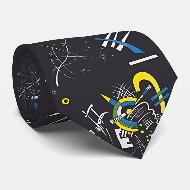 Small Worlds VII by Wassily Kandinsky Tie (Rolled)