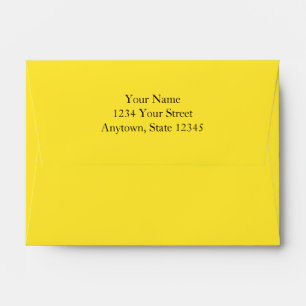 Small Yellow RSVP Card or Greeting Card Envelopes