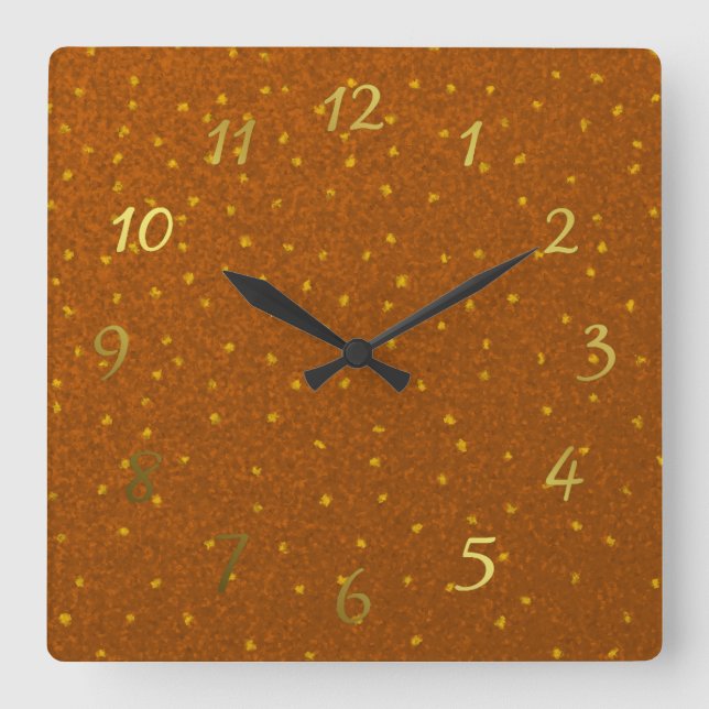 small yellow squares superimposed clock (Front)