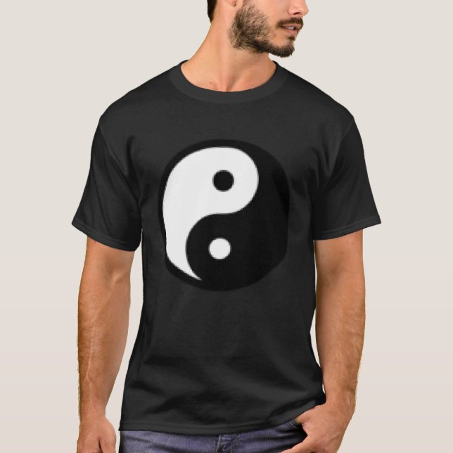 Small Yin Yang, Tai chi, Qi gong, polarity, dualit T-Shirt (Front)
