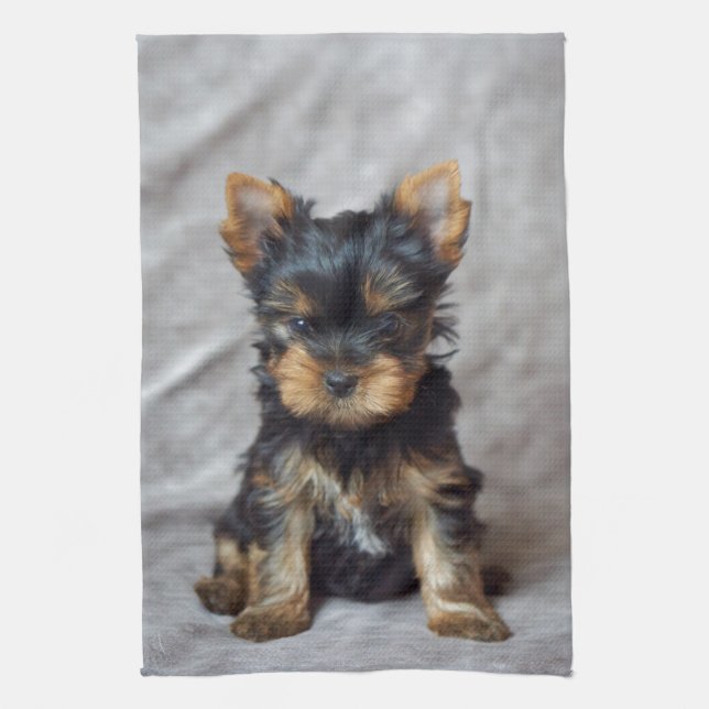 Small yorkie tea towel (Vertical)