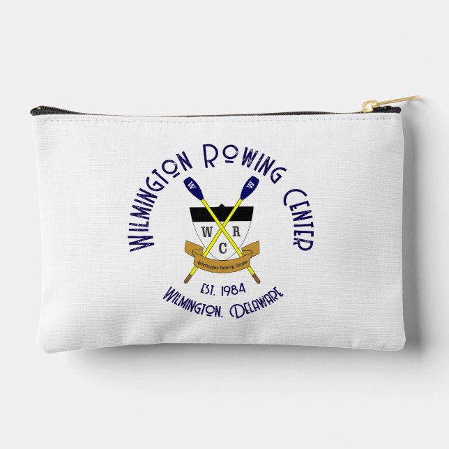 Small Zip Pouch White (Back)