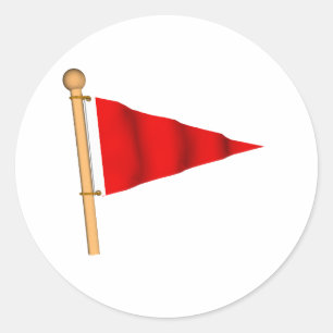 Smallcraft Warning Classic Round Sticker