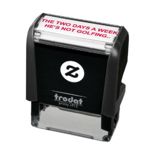 Smaller "Trump Lives Here" retort stamper Self-inking Stamp