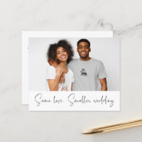 Smaller Wedding Photo Budget Announcement