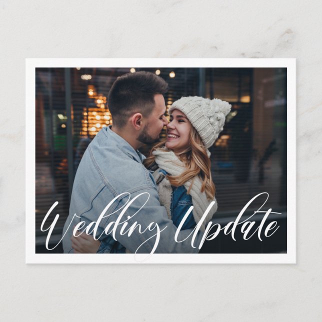 Smaller Wedding | Wedding Update Announcement (Front)