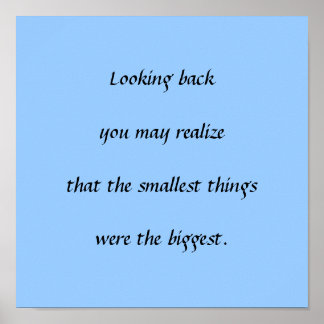 Smallest Things Poster