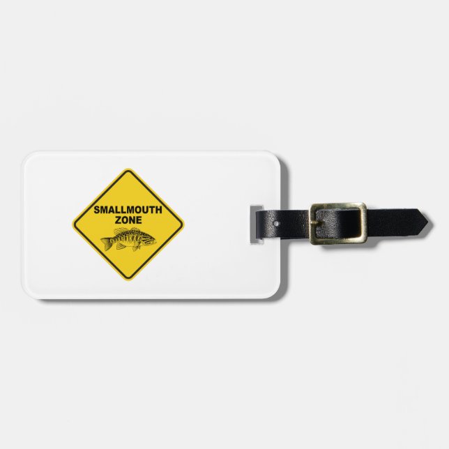 Smallmouth Zone Luggage Tag (Front Horizontal)
